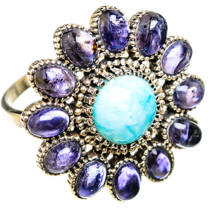 Larimar Rings handcrafted by Ana Silver Co - RING126072 - Photo 2