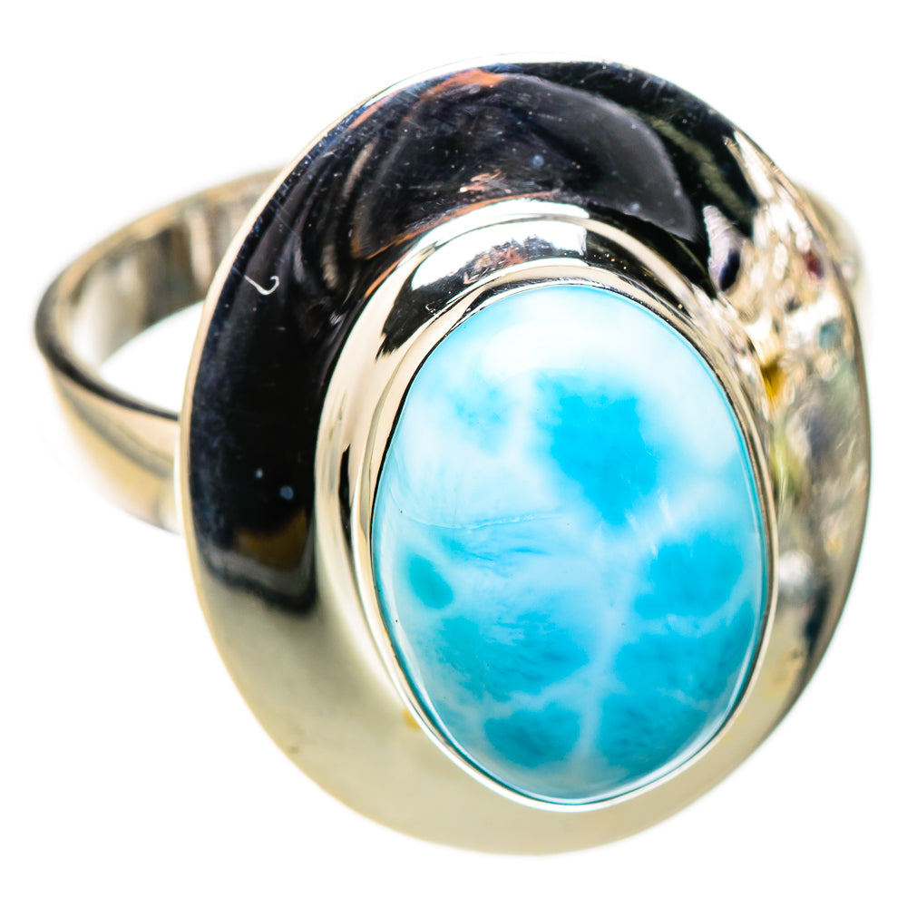 Larimar Rings handcrafted by Ana Silver Co - RING126075 - Photo 2
