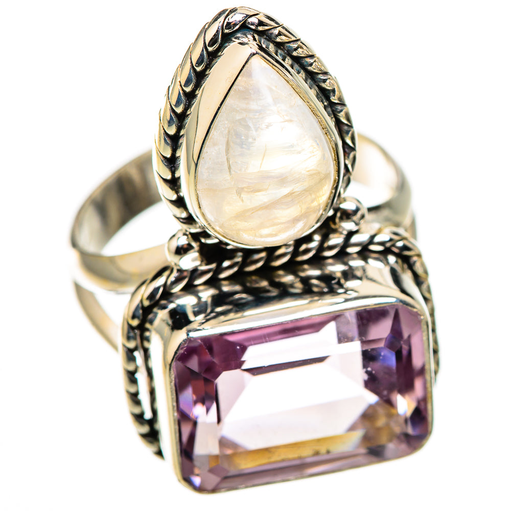 Amethyst Rings handcrafted by Ana Silver Co - RING126084 - Photo 2