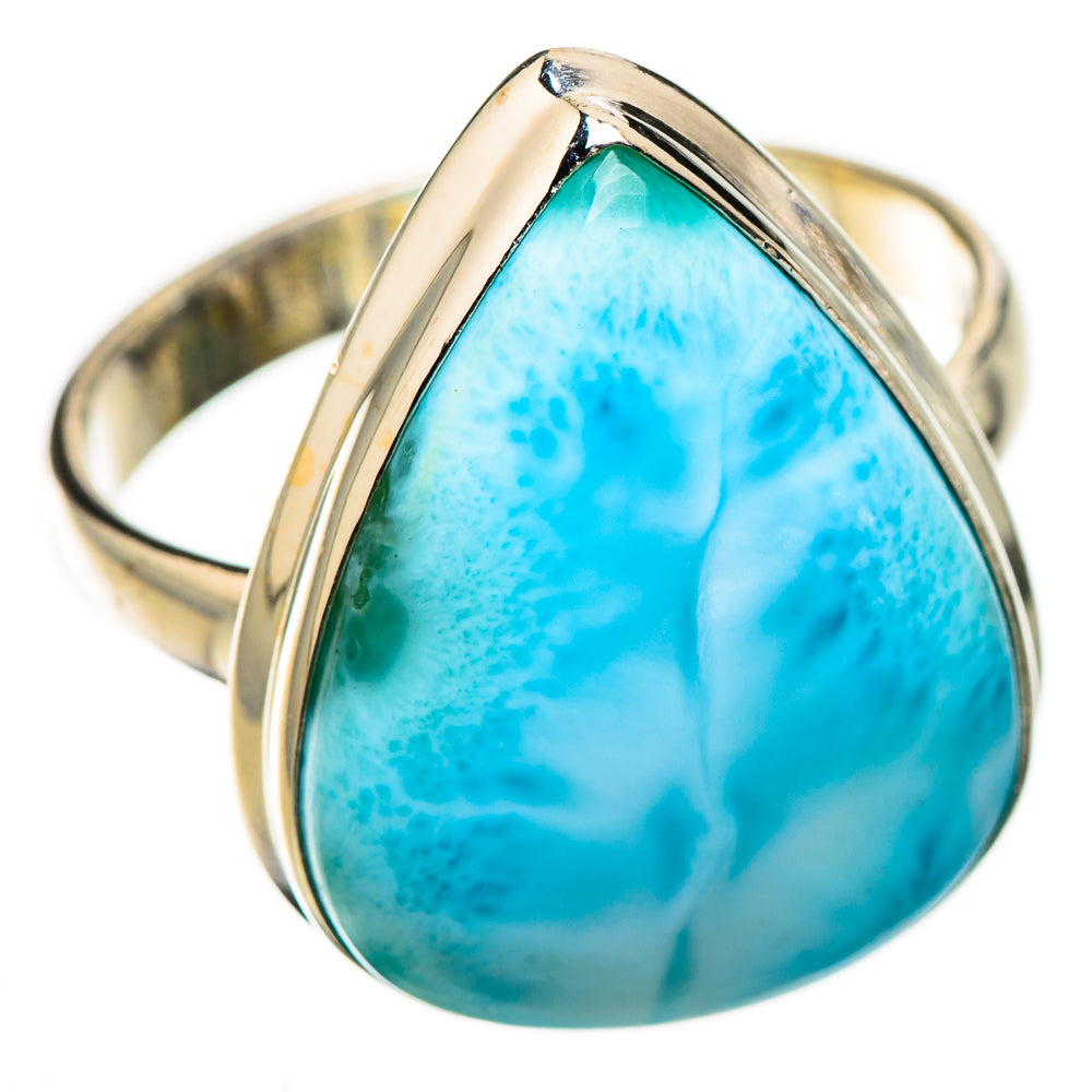 Larimar Rings handcrafted by Ana Silver Co - RING126094 - Photo 2