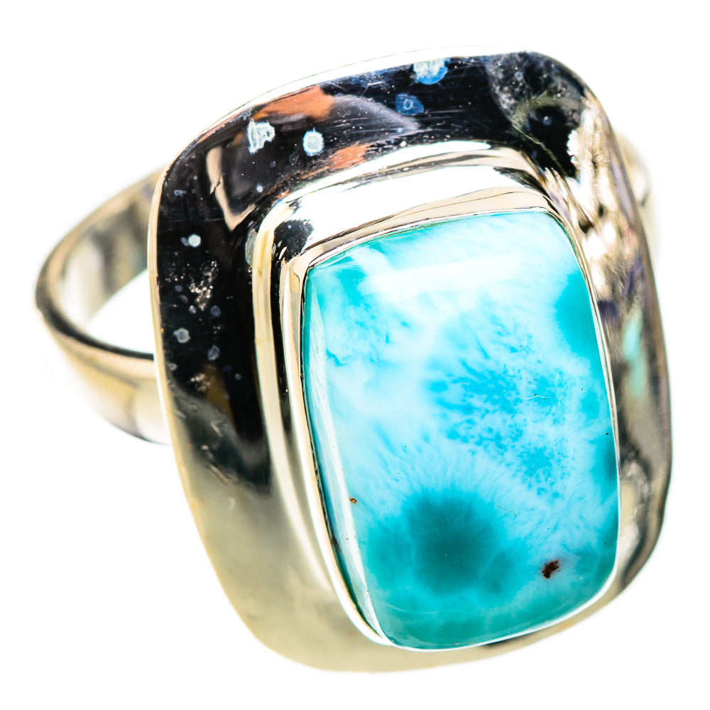 Larimar Rings handcrafted by Ana Silver Co - RING126111 - Photo 2
