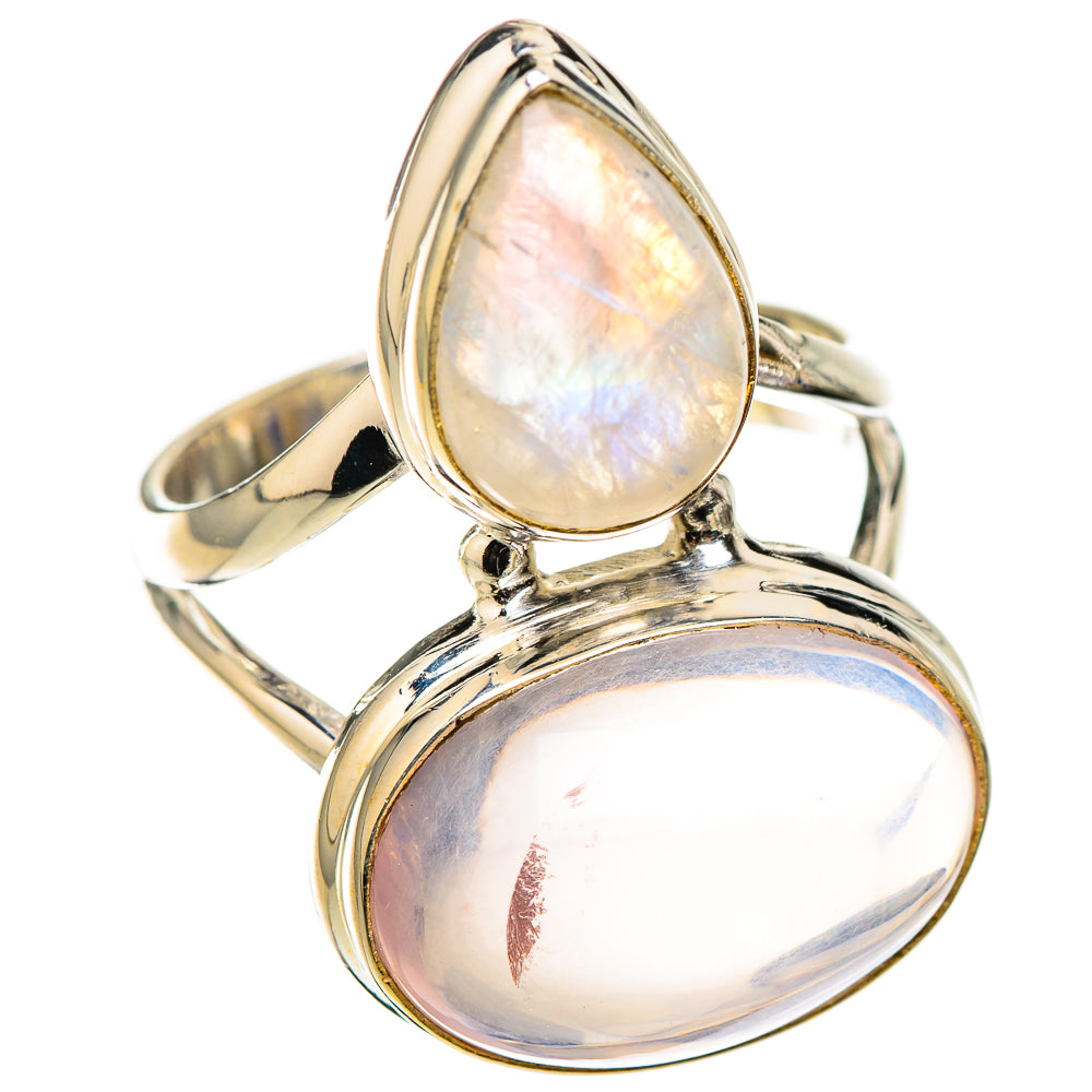 Rose Quartz Rings handcrafted by Ana Silver Co - RING126132 - Photo 2