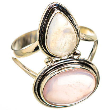 Rose Quartz Rings handcrafted by Ana Silver Co - RING126133 - Photo 2