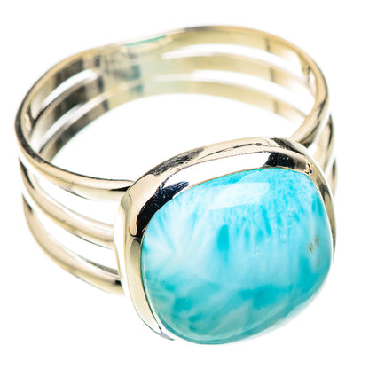 Larimar Rings handcrafted by Ana Silver Co - RING126144 - Photo 2