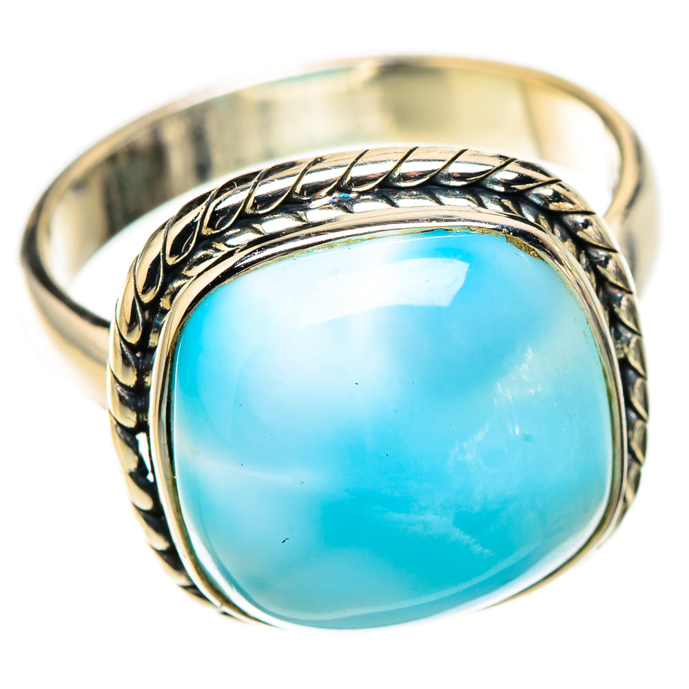 Larimar Rings handcrafted by Ana Silver Co - RING126148 - Photo 2