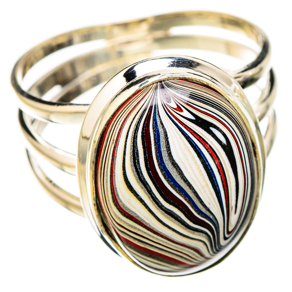 Fordite Rings handcrafted by Ana Silver Co - RING126158 - Photo 2