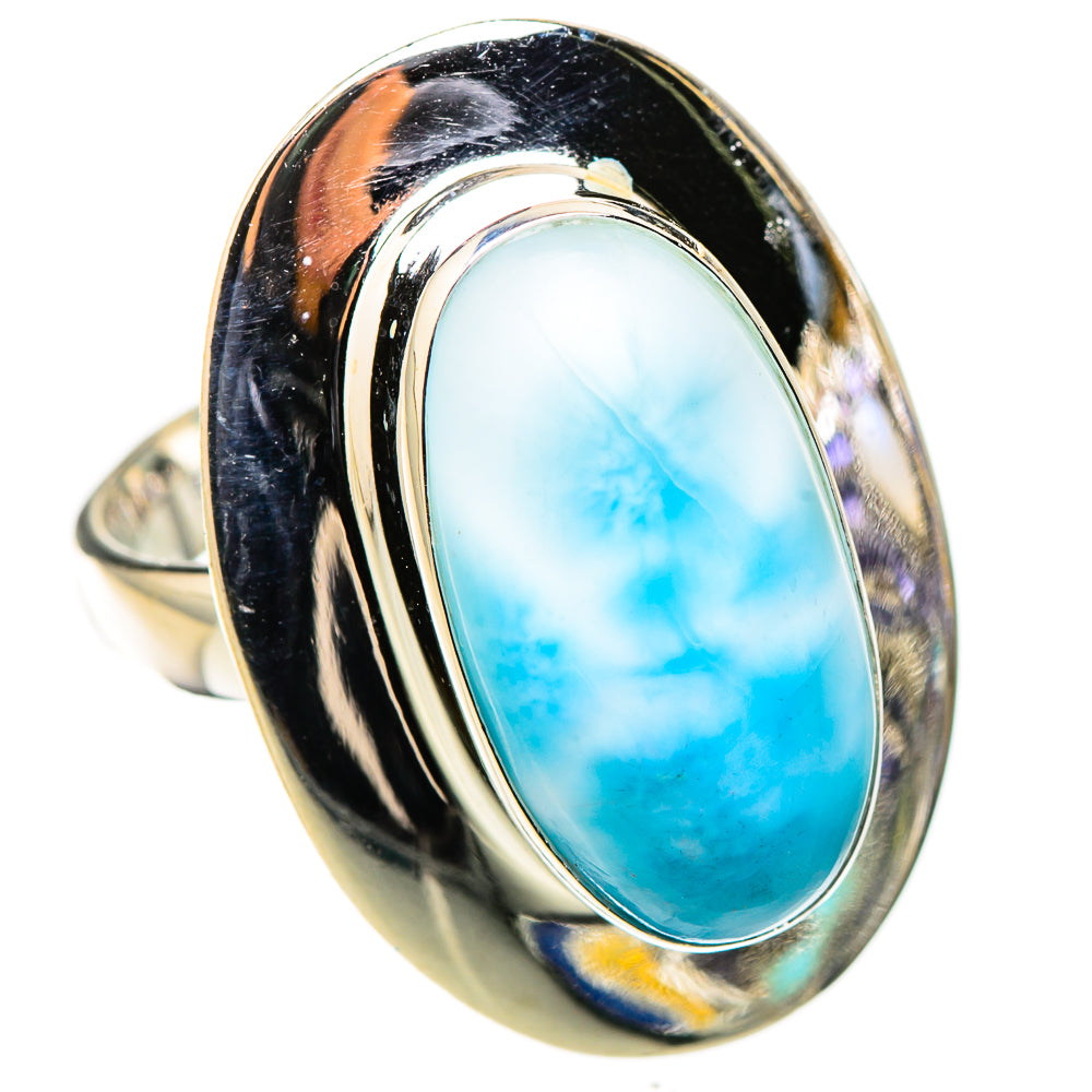 Larimar Rings handcrafted by Ana Silver Co - RING126165 - Photo 2