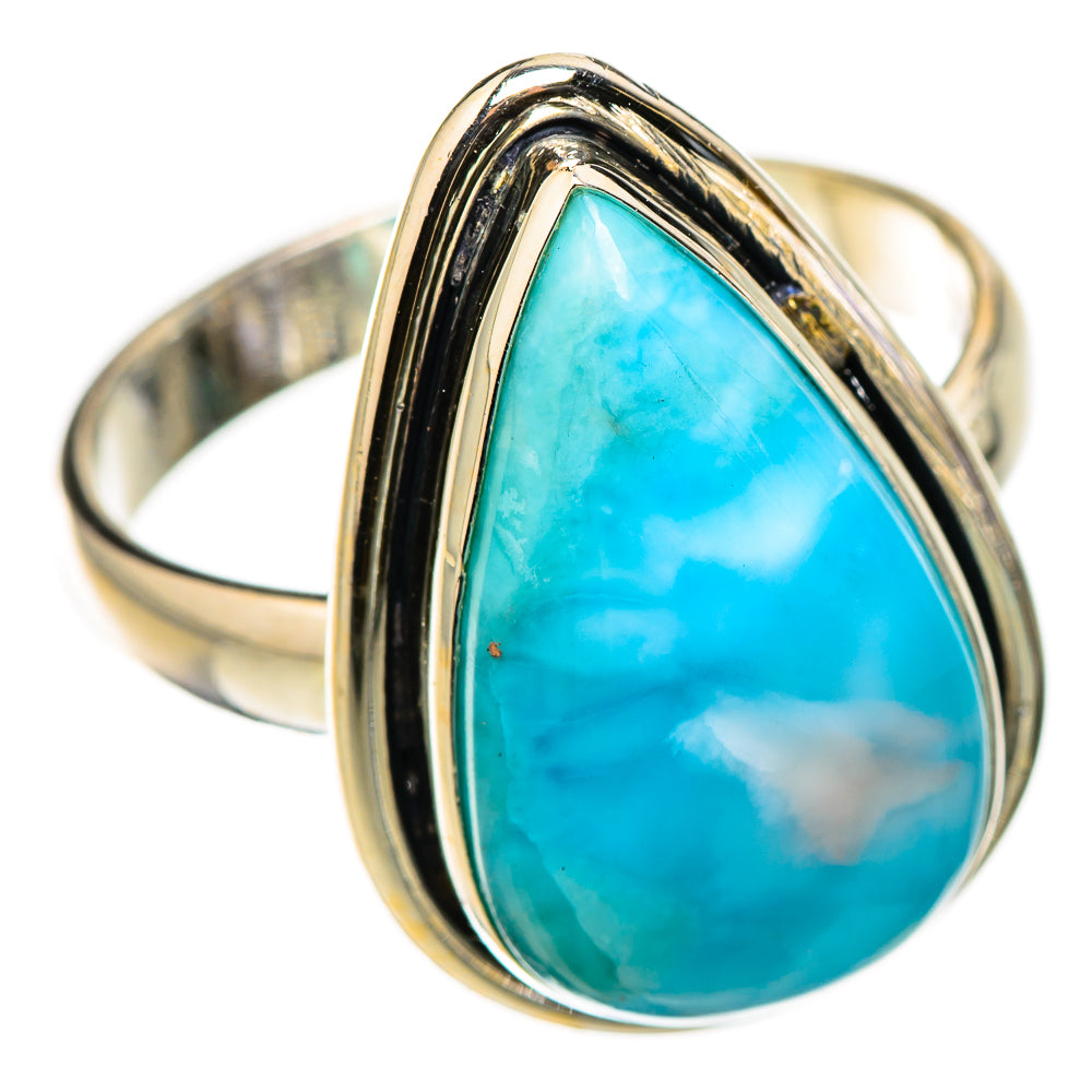 Larimar Rings handcrafted by Ana Silver Co - RING126168 - Photo 2