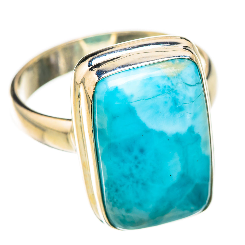 Larimar Rings handcrafted by Ana Silver Co - RING126169 - Photo 2