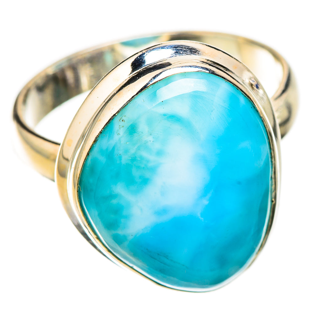 Larimar Rings handcrafted by Ana Silver Co - RING126181 - Photo 2