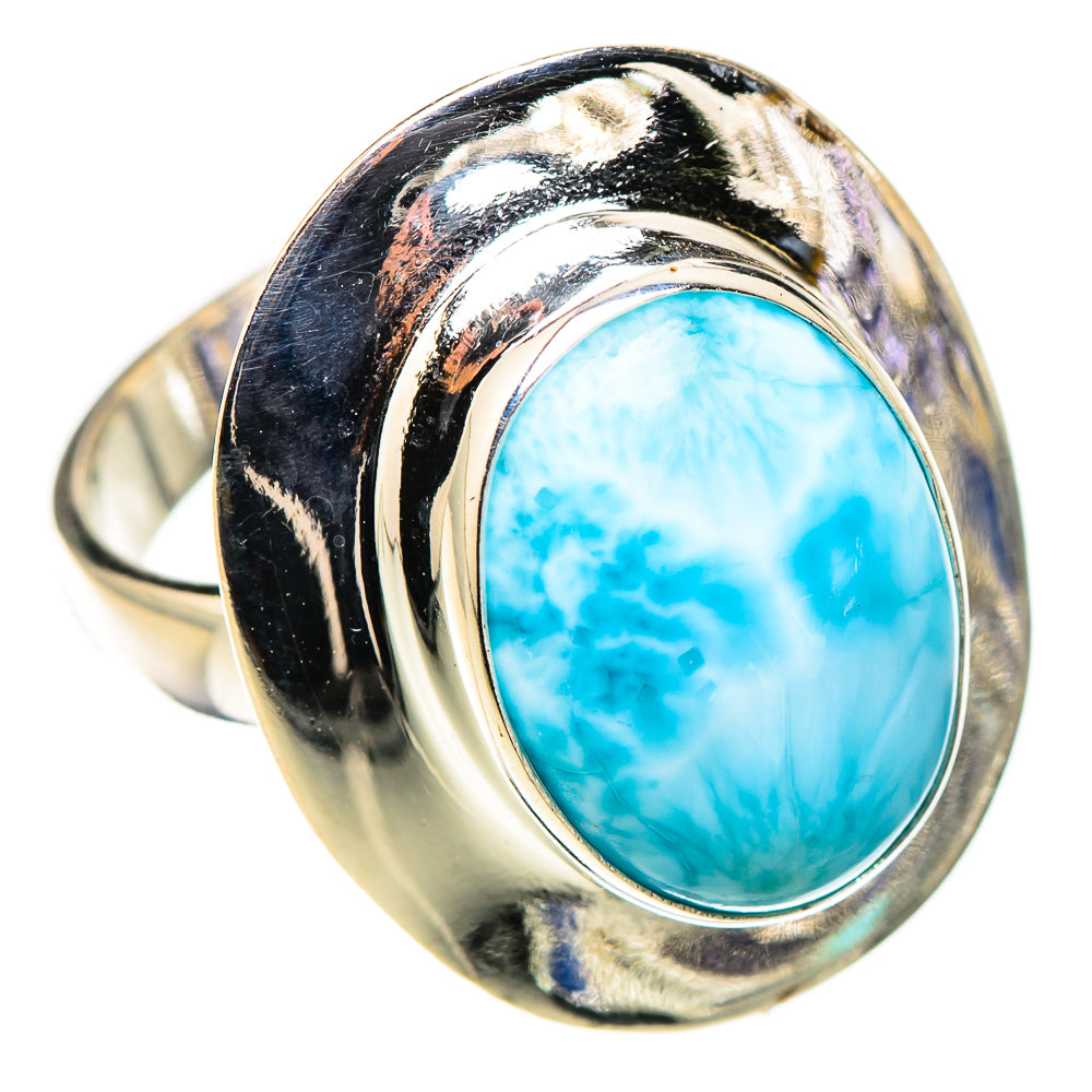 Larimar Rings handcrafted by Ana Silver Co - RING126182 - Photo 2