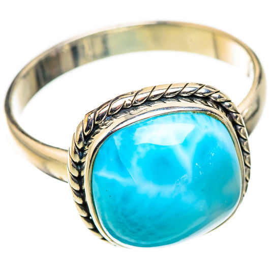 Larimar Rings handcrafted by Ana Silver Co - RING126184 - Photo 2