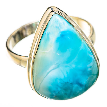 Larimar Rings handcrafted by Ana Silver Co - RING126187 - Photo 2