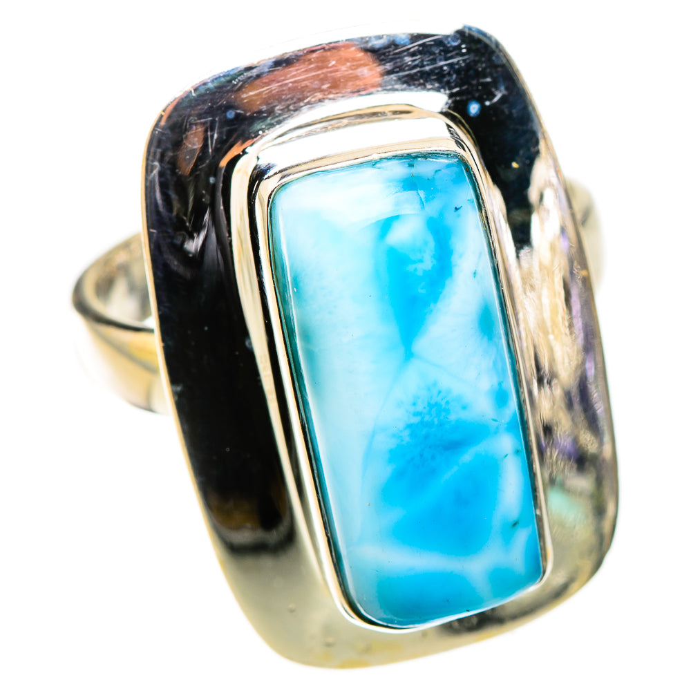 Larimar Rings handcrafted by Ana Silver Co - RING126189 - Photo 2