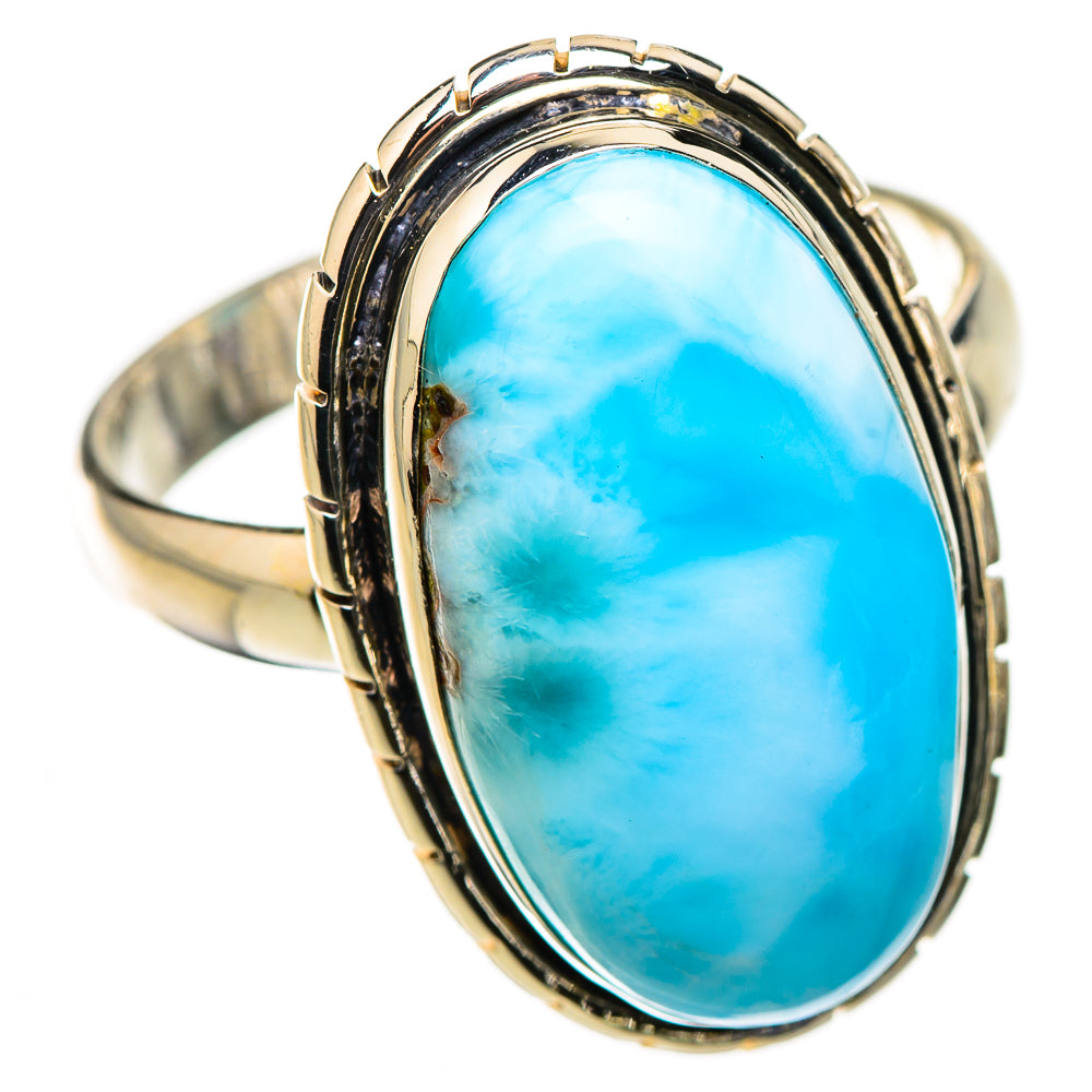 Larimar Rings handcrafted by Ana Silver Co - RING126198 - Photo 2