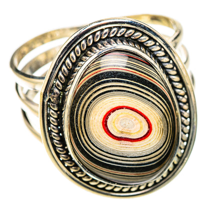 Fordite Rings handcrafted by Ana Silver Co - RING126213 - Photo 2