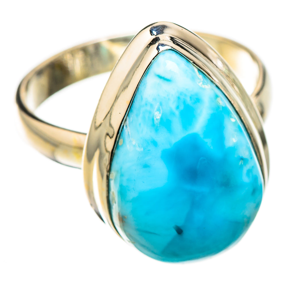 Larimar Rings handcrafted by Ana Silver Co - RING126214 - Photo 2