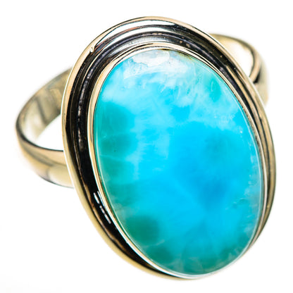Larimar Rings handcrafted by Ana Silver Co - RING126236 - Photo 2