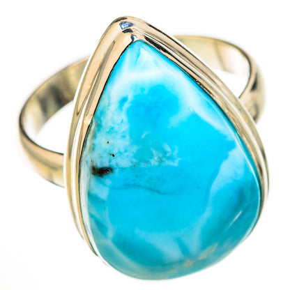 Larimar Rings handcrafted by Ana Silver Co - RING126237 - Photo 2
