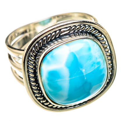 Larimar Rings handcrafted by Ana Silver Co - RING126248 - Photo 2