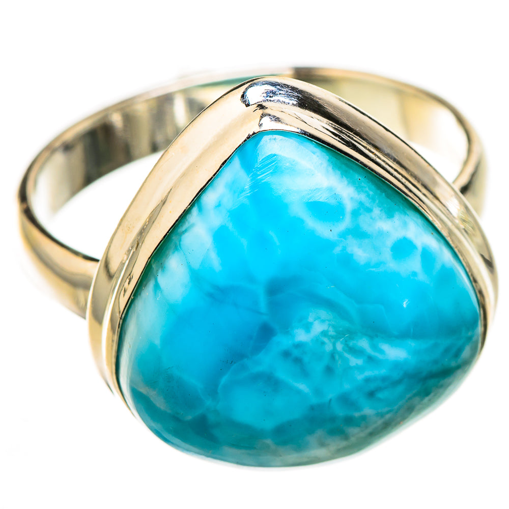 Larimar Rings handcrafted by Ana Silver Co - RING126249 - Photo 2