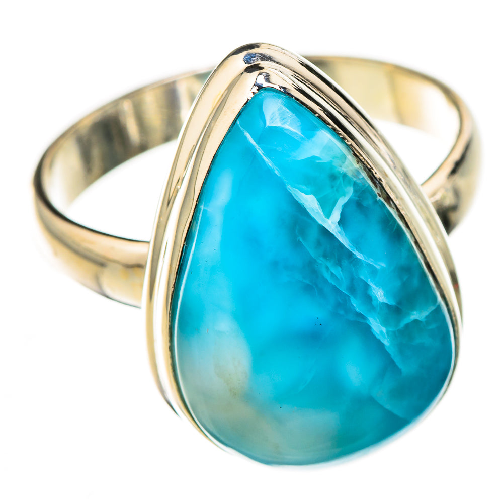 Larimar Rings handcrafted by Ana Silver Co - RING126250 - Photo 2