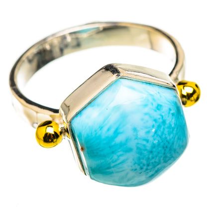 Larimar Rings handcrafted by Ana Silver Co - RING126253 - Photo 2