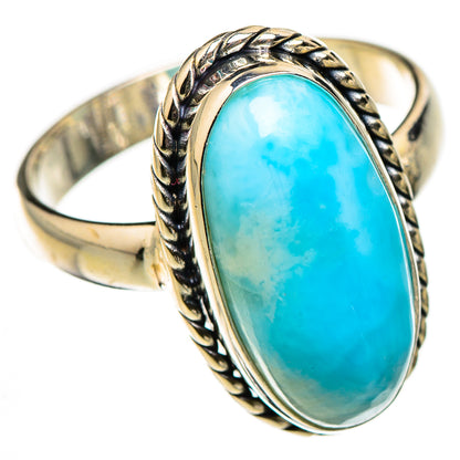 Larimar Rings handcrafted by Ana Silver Co - RING126255 - Photo 2