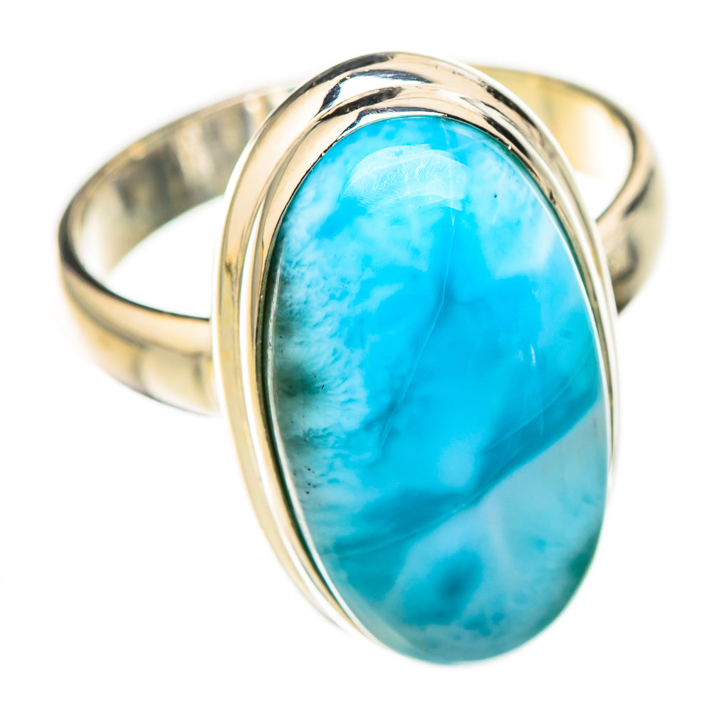 Larimar Rings handcrafted by Ana Silver Co - RING126264 - Photo 2