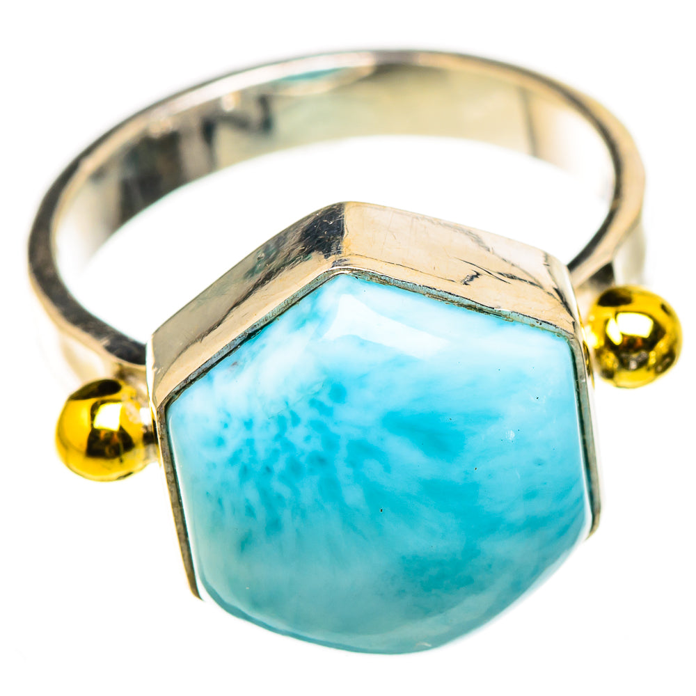 Larimar Rings handcrafted by Ana Silver Co - RING126268 - Photo 2