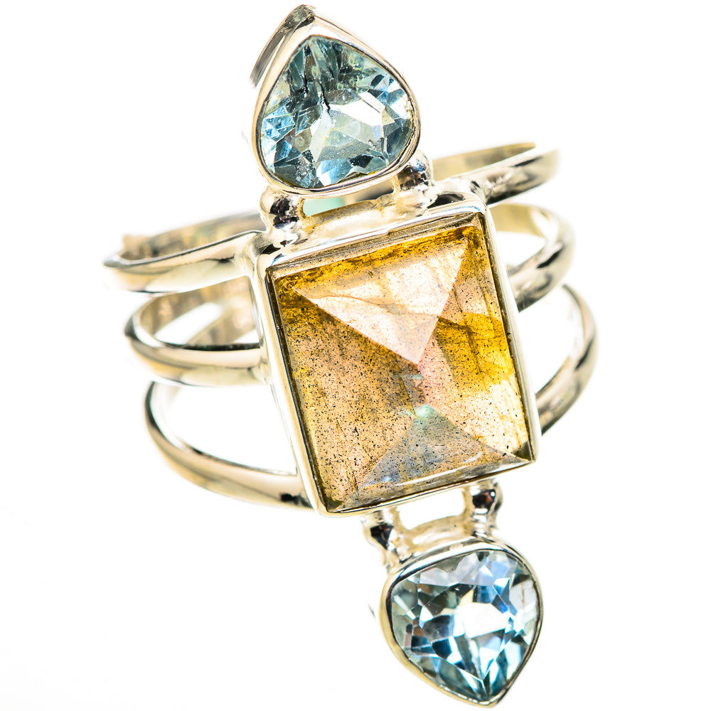 Labradorite Rings handcrafted by Ana Silver Co - RING126270 - Photo 2