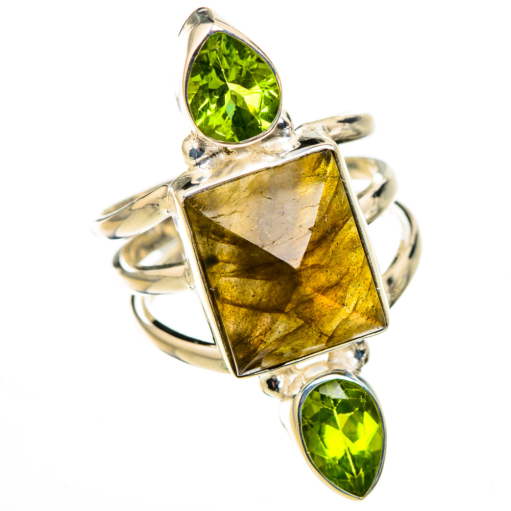 Labradorite Rings handcrafted by Ana Silver Co - RING126274 - Photo 2