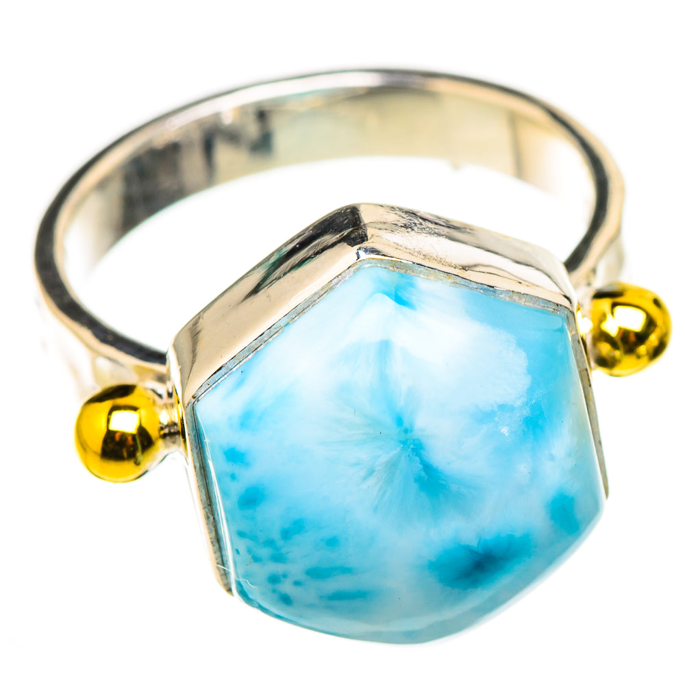 Larimar Rings handcrafted by Ana Silver Co - RING126278 - Photo 2