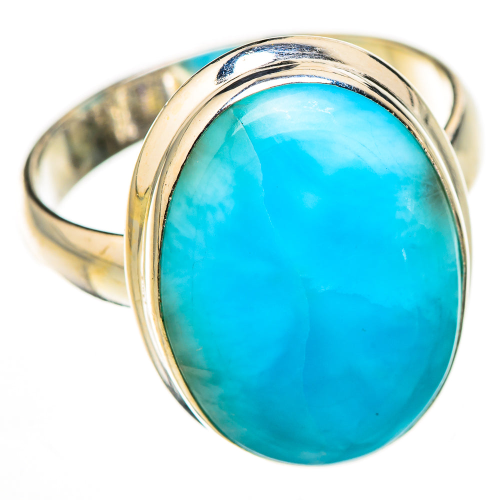 Larimar Rings handcrafted by Ana Silver Co - RING126284 - Photo 2
