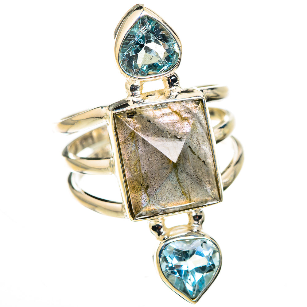 Labradorite Rings handcrafted by Ana Silver Co - RING126289 - Photo 2