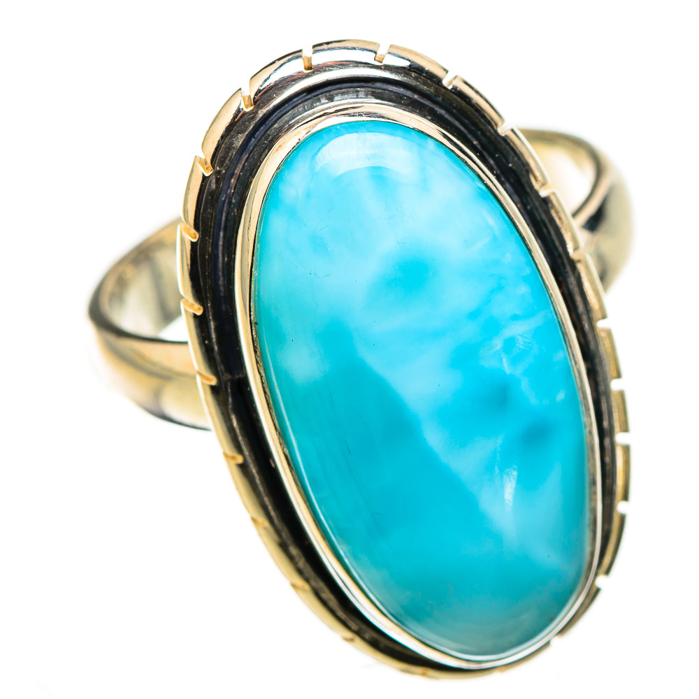 Larimar Rings handcrafted by Ana Silver Co - RING126294 - Photo 2