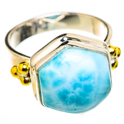 Larimar Rings handcrafted by Ana Silver Co - RING126297 - Photo 2