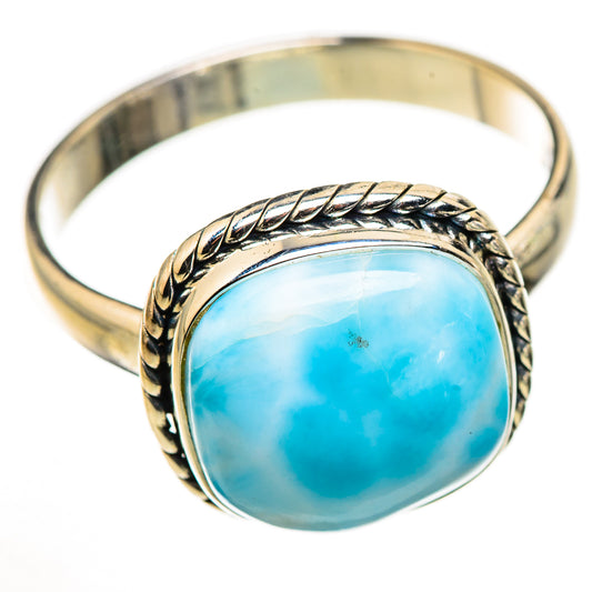 Larimar Rings handcrafted by Ana Silver Co - RING126299 - Photo 2