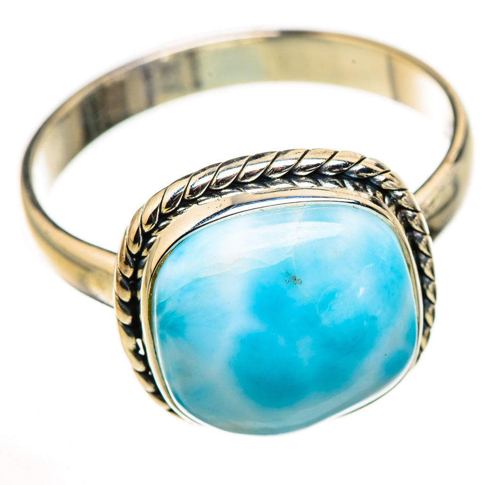 Larimar Rings handcrafted by Ana Silver Co - RING126299 - Photo 2