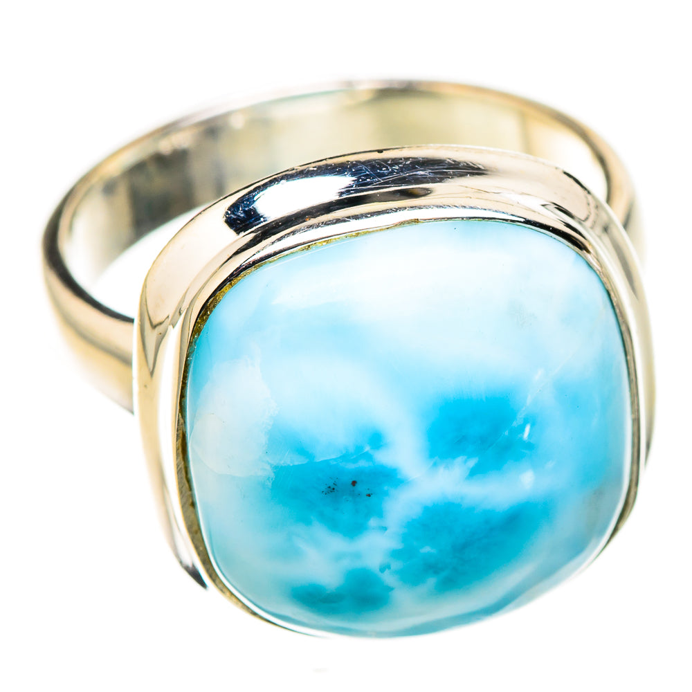 Larimar Rings handcrafted by Ana Silver Co - RING126301 - Photo 2