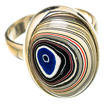 Fordite Rings handcrafted by Ana Silver Co - RING126307 - Photo 2