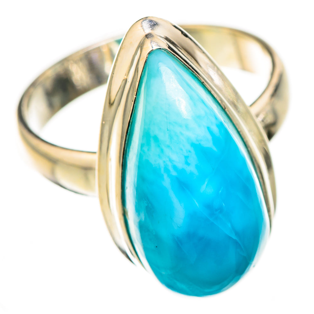 Larimar Rings handcrafted by Ana Silver Co - RING126310 - Photo 2