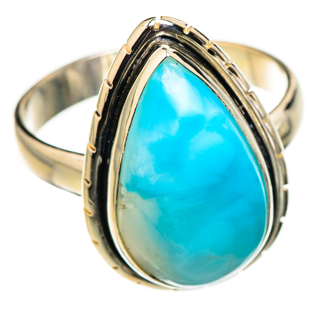 Larimar Rings handcrafted by Ana Silver Co - RING126315 - Photo 2