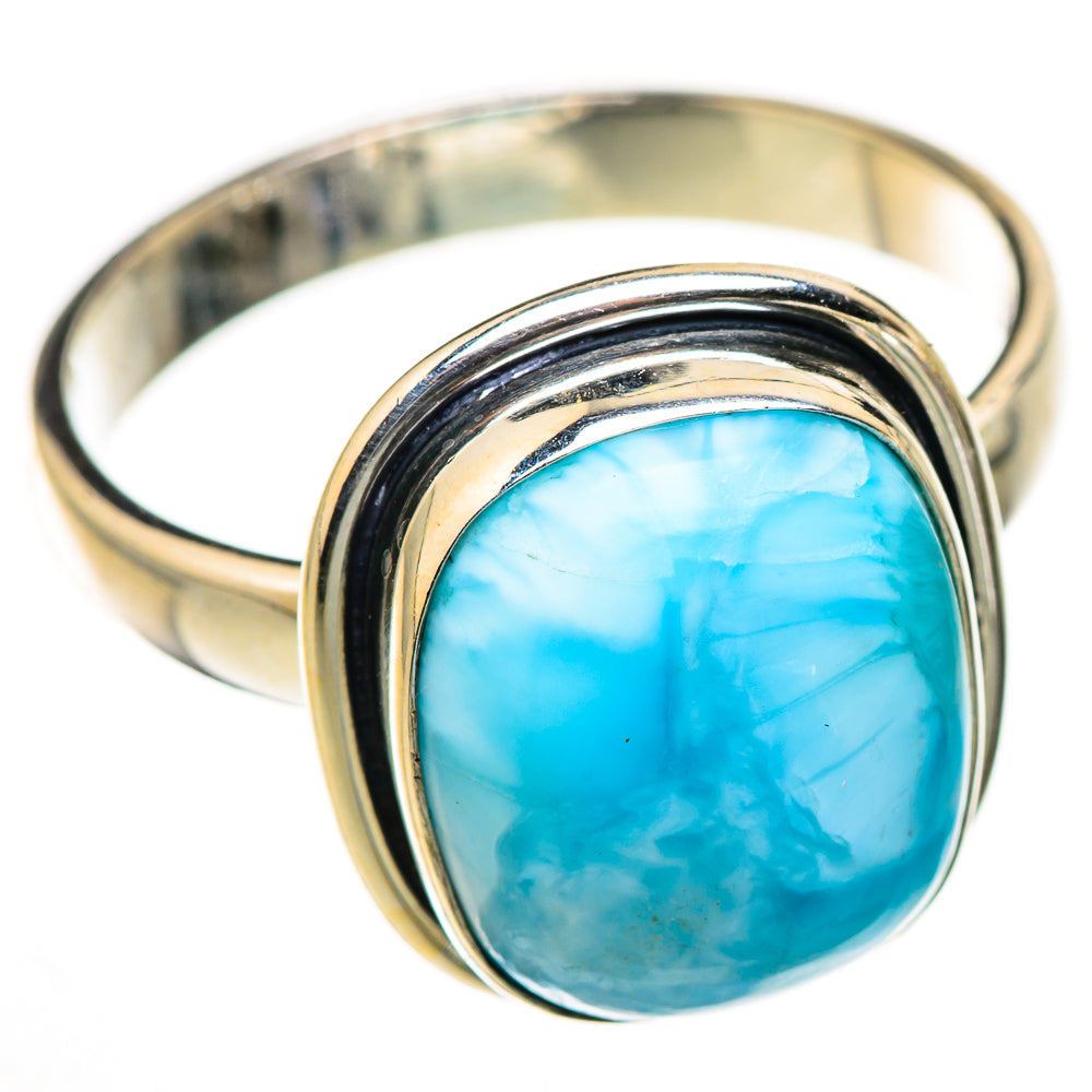 Larimar Rings handcrafted by Ana Silver Co - RING126316 - Photo 2