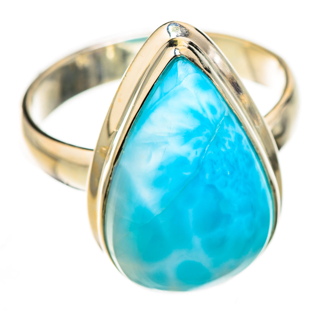 Larimar Rings handcrafted by Ana Silver Co - RING126317 - Photo 2