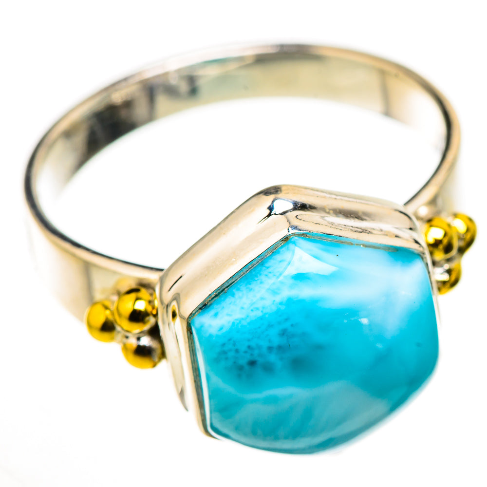 Larimar Rings handcrafted by Ana Silver Co - RING126322 - Photo 2