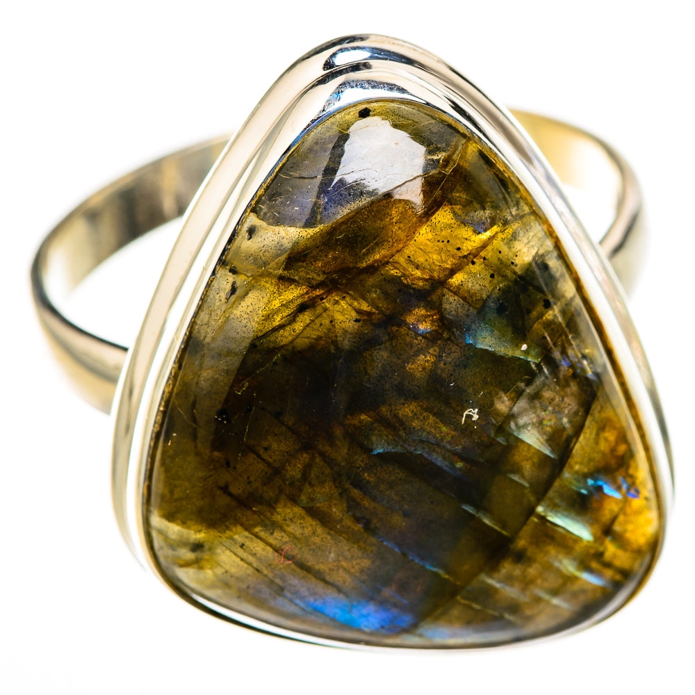 Labradorite Rings handcrafted by Ana Silver Co - RING126325 - Photo 2