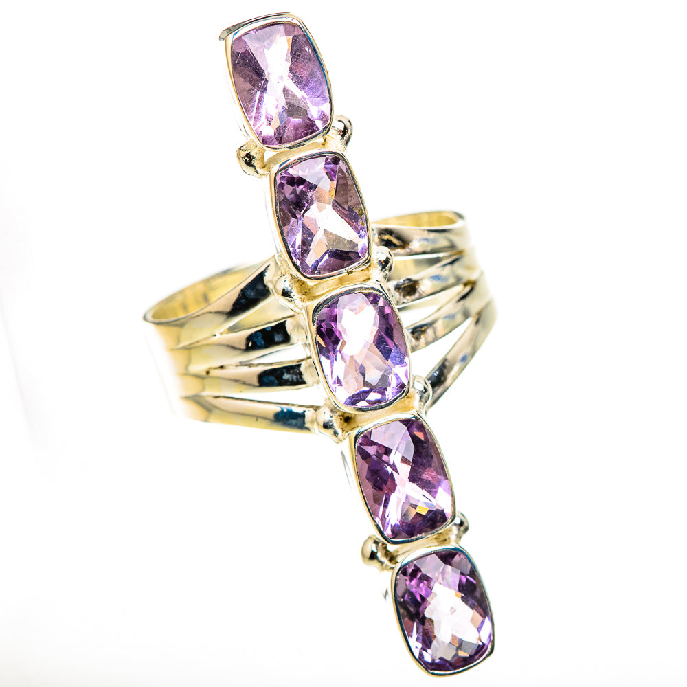 Amethyst Rings handcrafted by Ana Silver Co - RING126329 - Photo 2