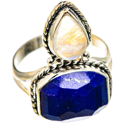Lapis Lazuli Rings handcrafted by Ana Silver Co - RING126342 - Photo 2