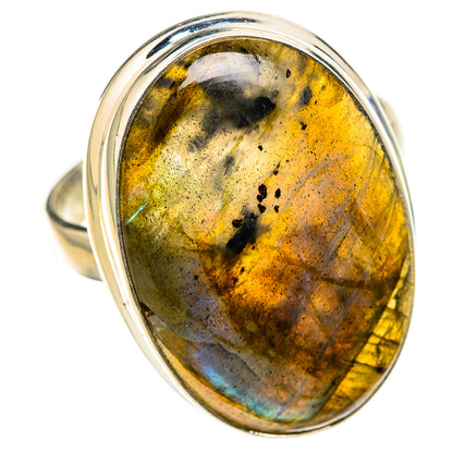 Labradorite Rings handcrafted by Ana Silver Co - RING126350 - Photo 2